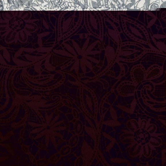 Banana Republic White Gray Blue Floral Short Sleeve Jewel Neck Midi Dress P4222 - Picture 3 of 9